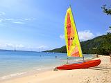 SEYCHELLES - 019 - Mahe, spiaggia di Beau Vallon